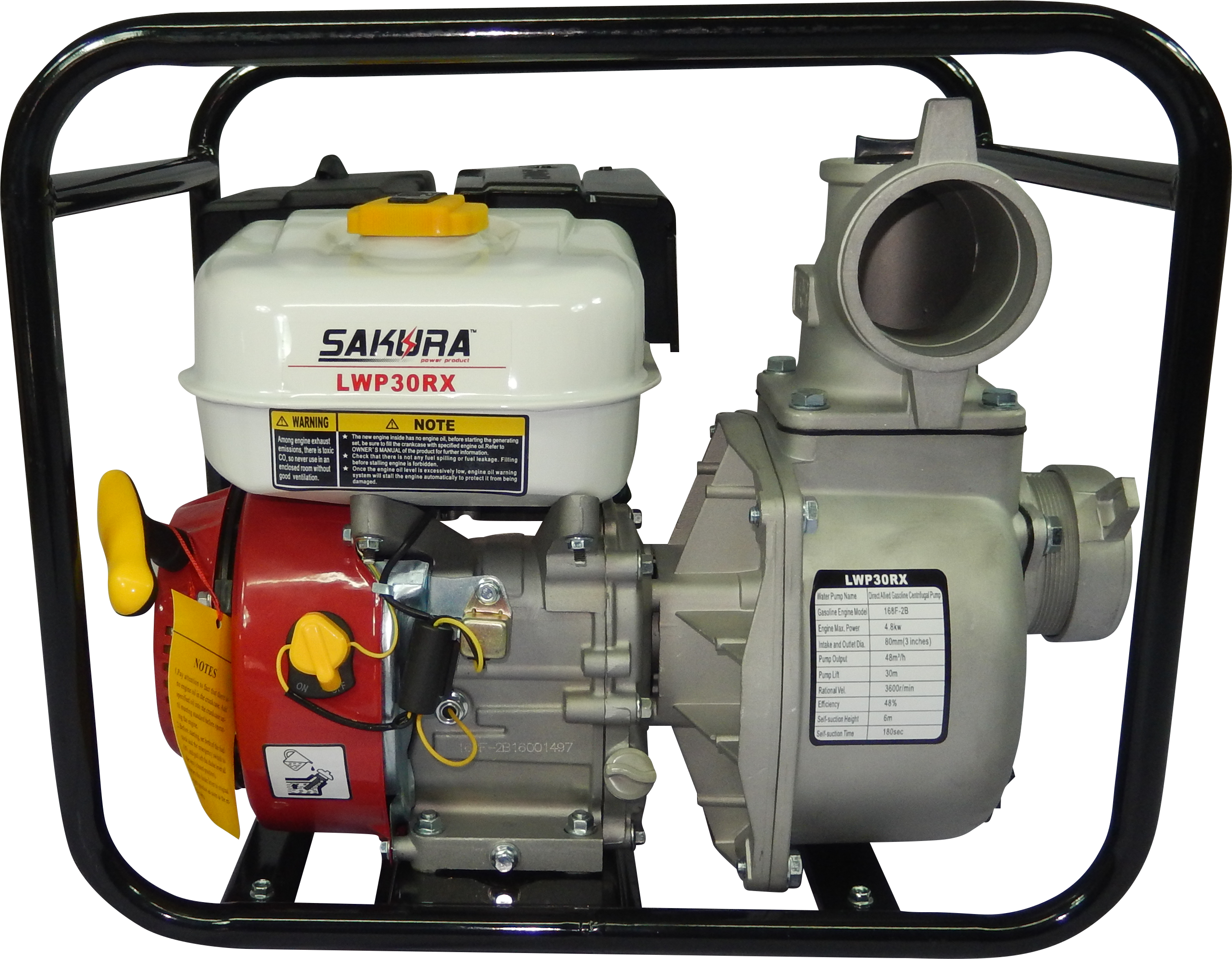 3” Gasoline Water Pump - Pump (2683x2089), Png Download