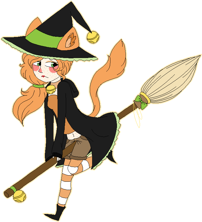 V V} Cats And Witches Lmao By Shota Sundae On Clipart - Openclipart (720x866), Png Download