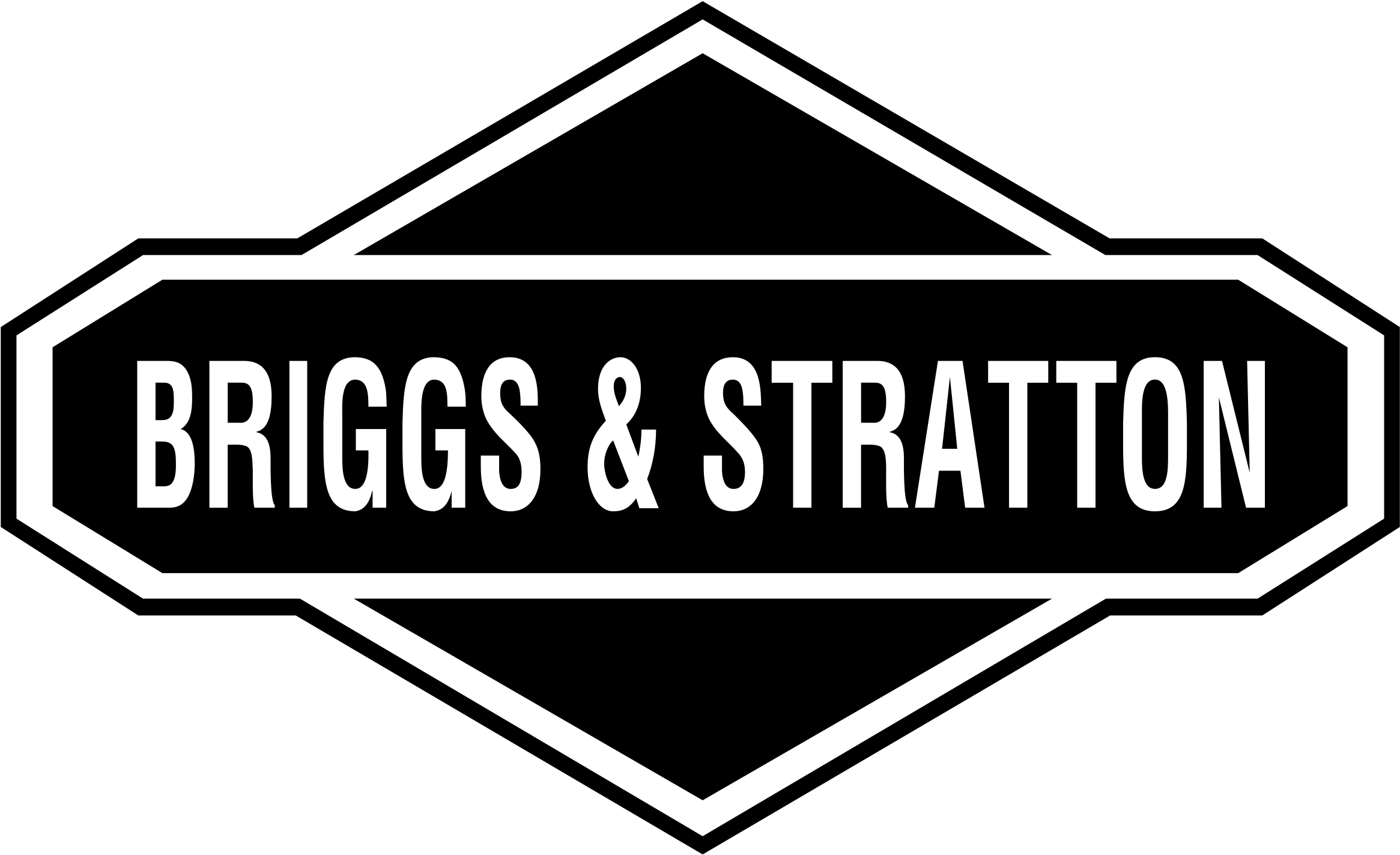 Briggs & Stratton 4197 Logo Png Transparent - Briggs & Stratton Logo Black And White (2400x2400), Png Download