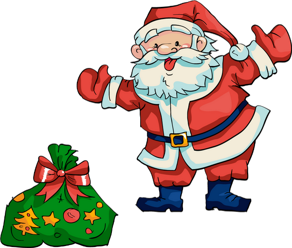 Père Noël Png - Christmas Day (600x510), Png Download
