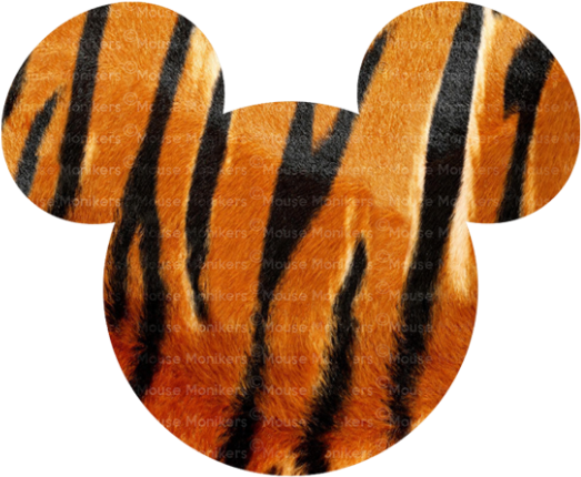 Tigerdruck Grußkarte (1000x963), Png Download