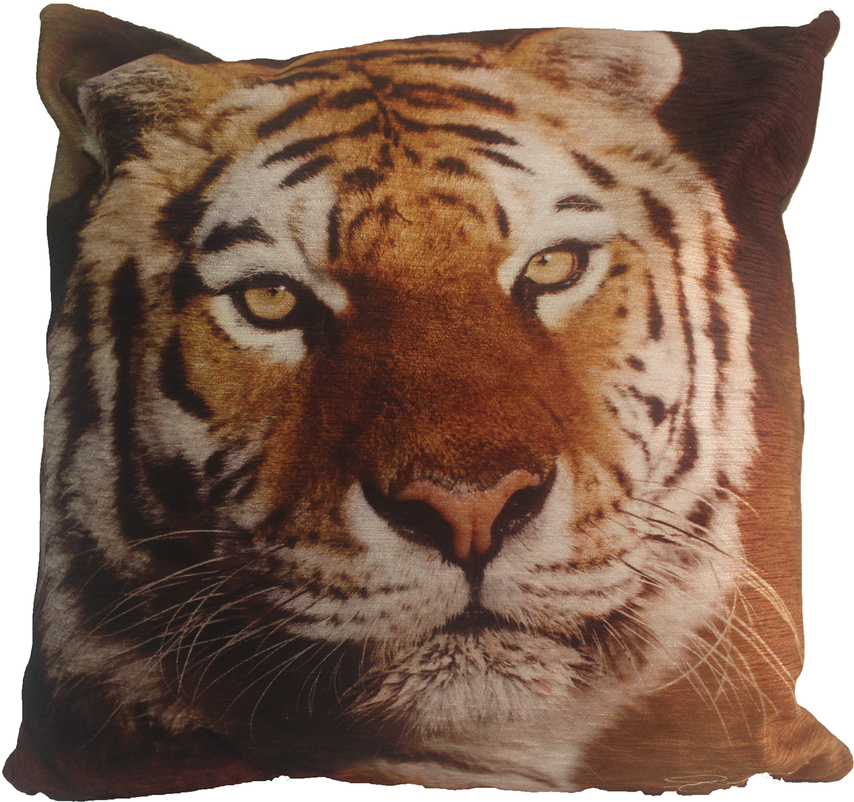 43cm Cushion Tiger - Cushion (1500x1267), Png Download