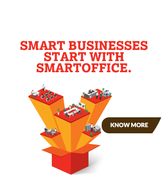 Tata Tele Business Services - Smart Office Tata Teleservices (410x421), Png Download