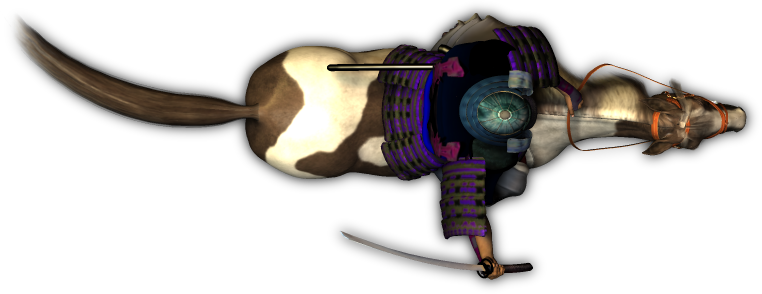 Image - Horse Rider Top View (762x294), Png Download