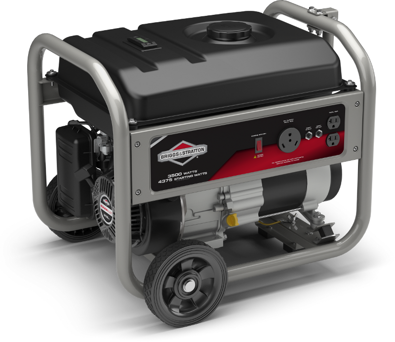 Briggs & Stratton 3,500 Watt Portable Generator - Briggs & Stratton S3500 (800x693), Png Download
