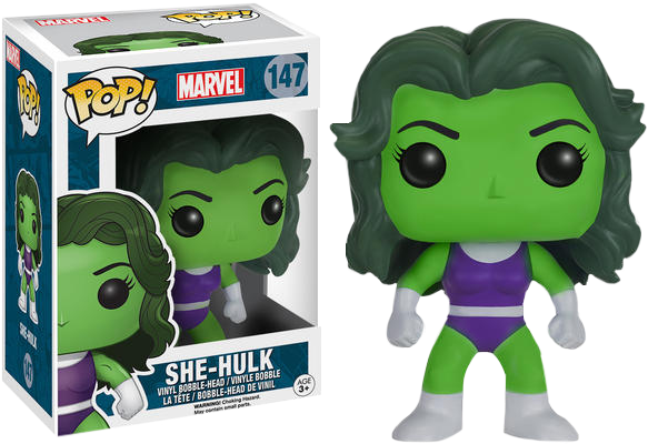 She-hulk Pop Vinyl Figure - Funko Pop She Hulk (600x429), Png Download