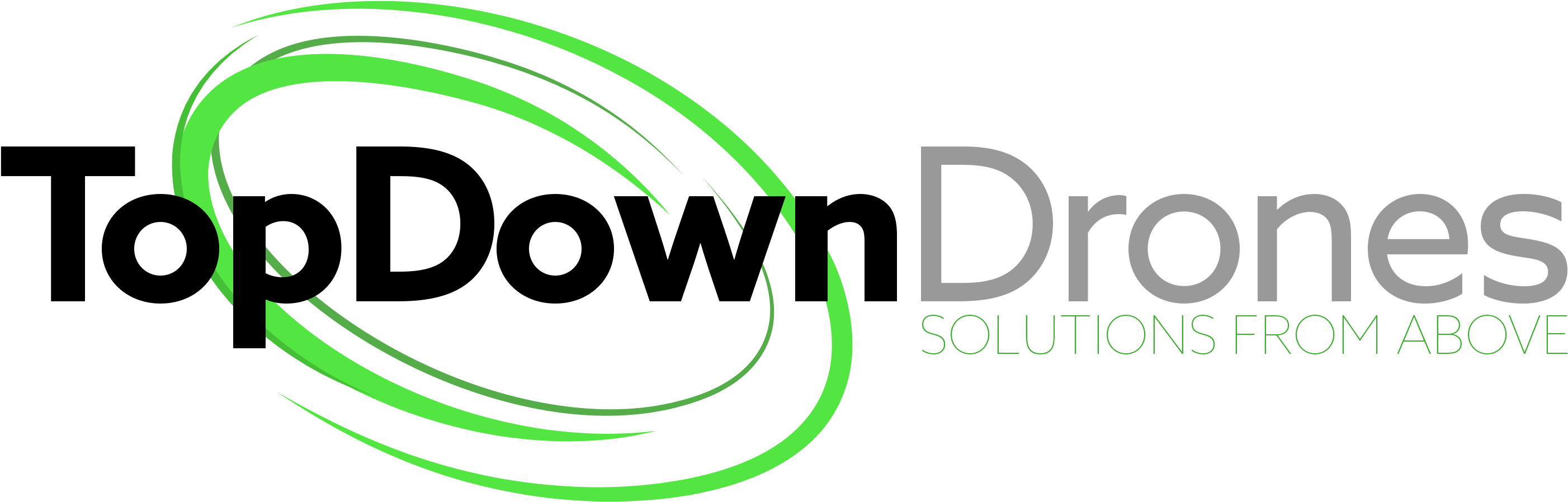 Top Down Drone (2917x1042), Png Download