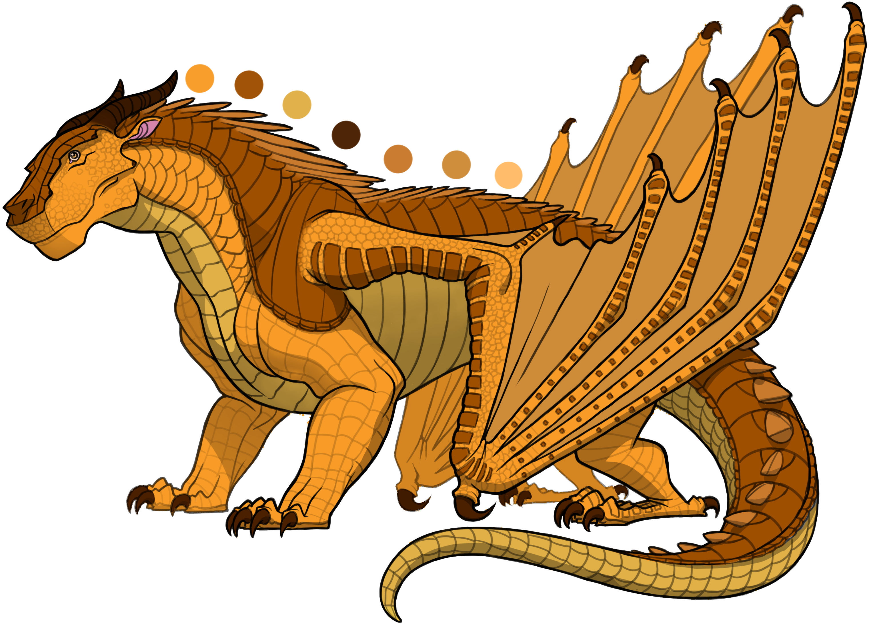 Newt Is A Mudwing With An Unknown Gender And Description - Wings Of Fire Mudwing (3040x2214), Png Download