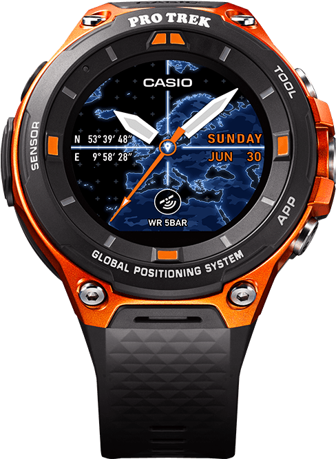 Pro Trek Smart Wsd-f20 - Casio Protrek Wsd F20 (500x700), Png Download