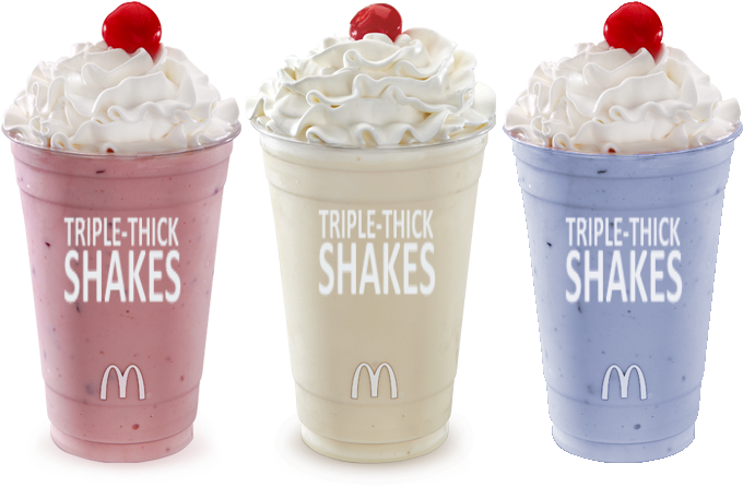 Mcdonald's Bicentennial Shakes - Mcdonald Milkshakes Png (816x507), Png Download