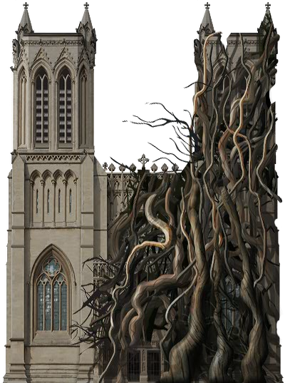 Cursed Cathedral - Shrine (400x537), Png Download