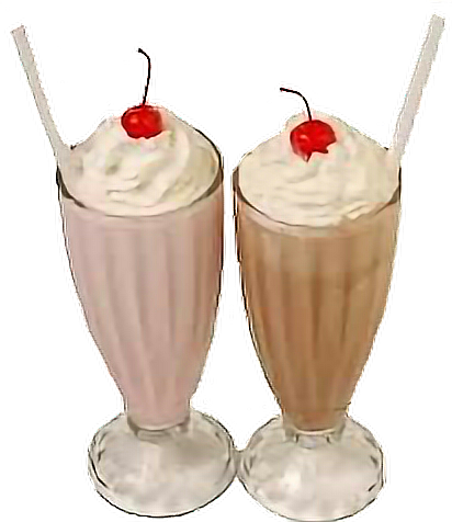 Milkshake Milkshakes Shake Shakes Milk Aesthetic Food - Milk Shake (412x476), Png Download