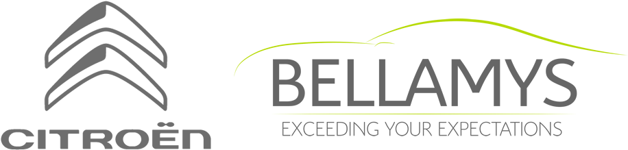 Bellamys Citroen - Citroen Logo Weiß (991x334), Png Download