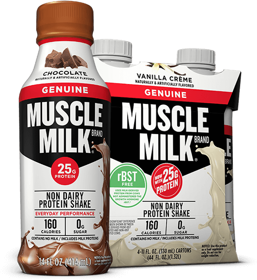 Muscle Millk Genuine Rtd Cover - Muscle Milk Protein Shake (585x700), Png Download