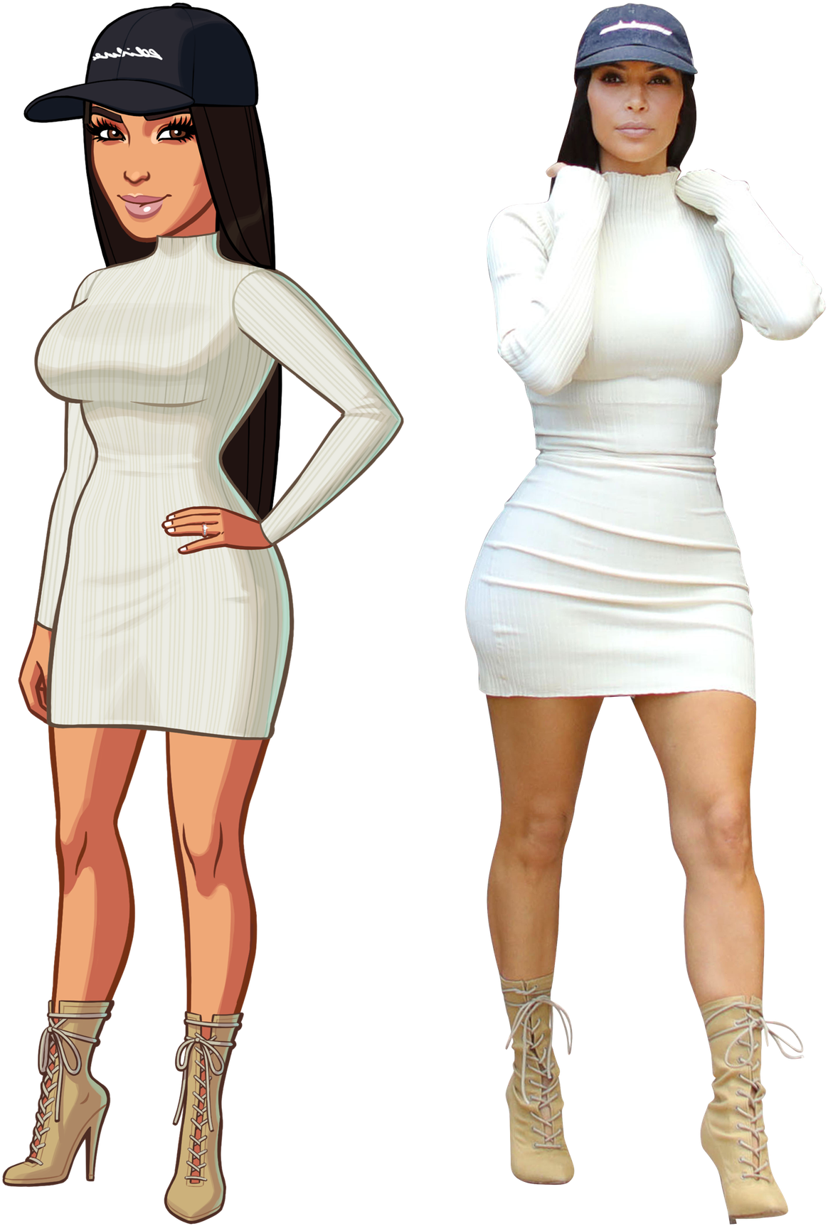 There Is A New Look In Kim Kardashian - Kim Kardashian (1566x1920), Png Download