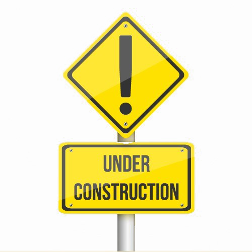 Construction Sign Png Photos - Under Construction Sign Png (500x501), Png Download