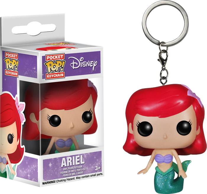 The Little Mermaid - Funko Pop Ariel Keychain (700x655), Png Download