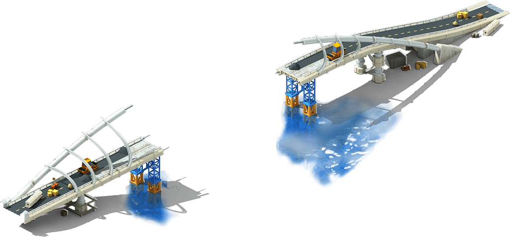 Leviathan Bridge Construction - Мост Левиафан (1025x476), Png Download