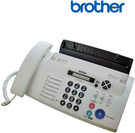 Brother Fax-878 Fax Machines - Brother Fax-878 Thrml Trnsfr Faxupto 20pg Memory10pg (500x500), Png Download