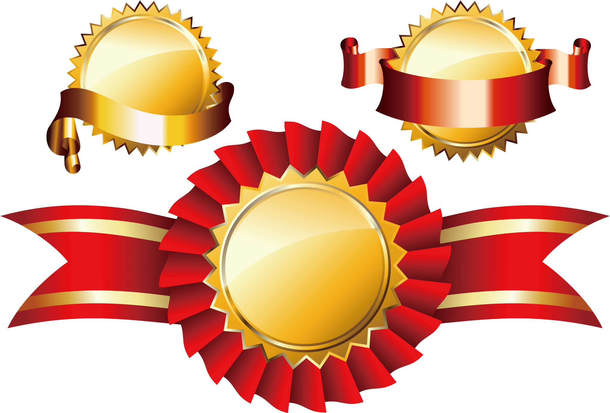 Trophy Award - Vector Gold Medal Png (2059x1739), Png Download