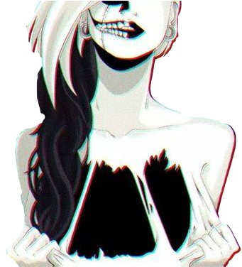 Manga Girl Manga Anime - Anime Girl Empty (500x375), Png Download