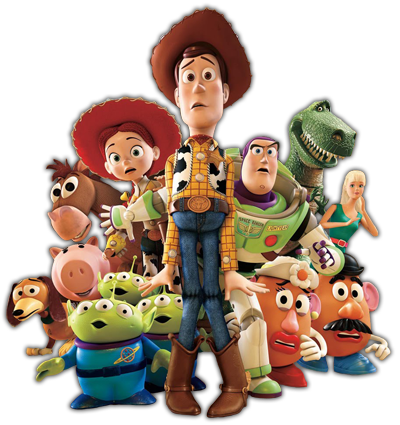 Watch Toy Story 3's Trailer - 3d Toy Story Removable Wall Art (400x425), Png Download