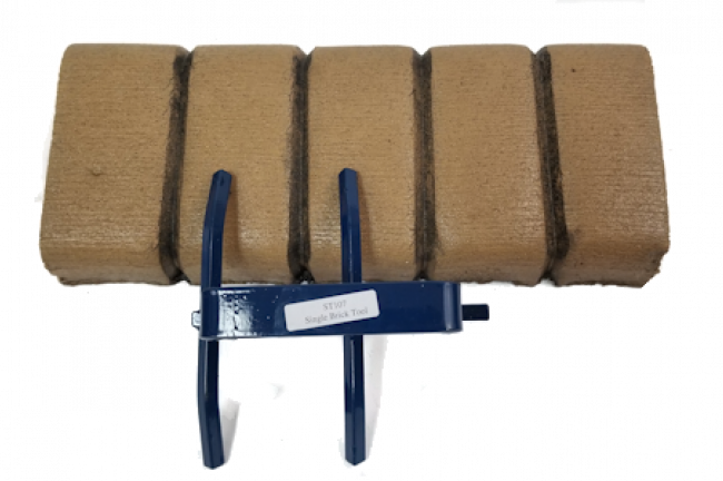 Single Brick Tool - Sharpening Stone (650x432), Png Download