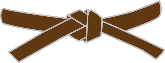 Karate Belt Clipart - Tae Kwon Do Belt Clipart (573x219), Png Download