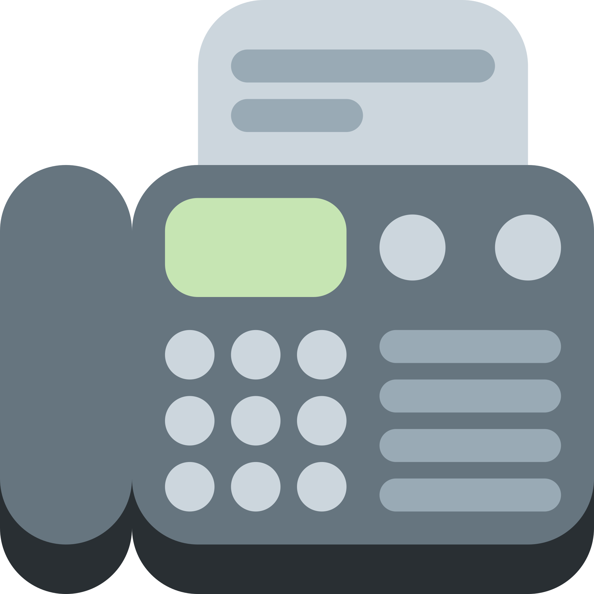 Fax Machine - Fax Emoji (2048x2048), Png Download