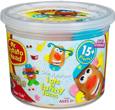Playskool - Potato Head Playskool Mr.potato Head Tater Tub Set (400x400), Png Download