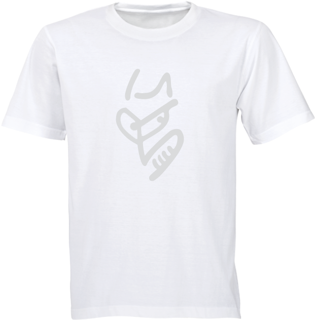 T-shirt Devilface Grey - White T Shirt Mockup Png (700x700), Png Download