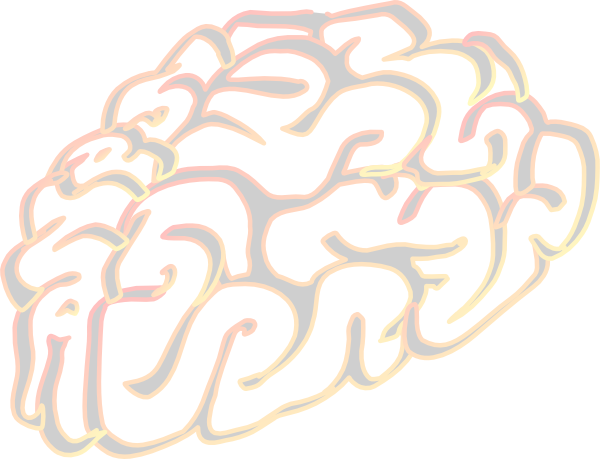 Black And White Brain Png (600x459), Png Download