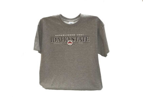 Idaho State University Grey Tshirt - Idaho State University (500x375), Png Download
