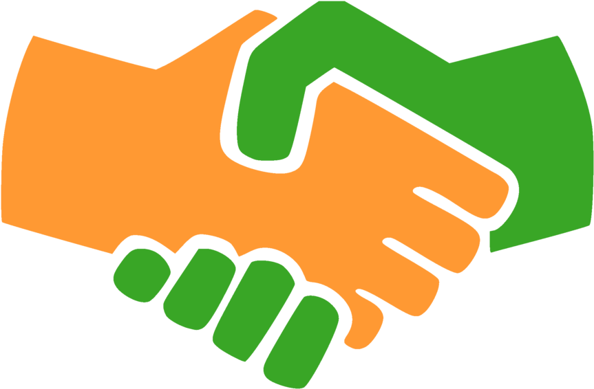 Handshake - Clip Art Shake Hand (1000x703), Png Download