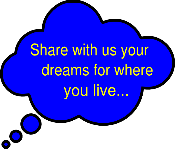 Dreams Bubble Blue Clip Art - Speech (600x510), Png Download