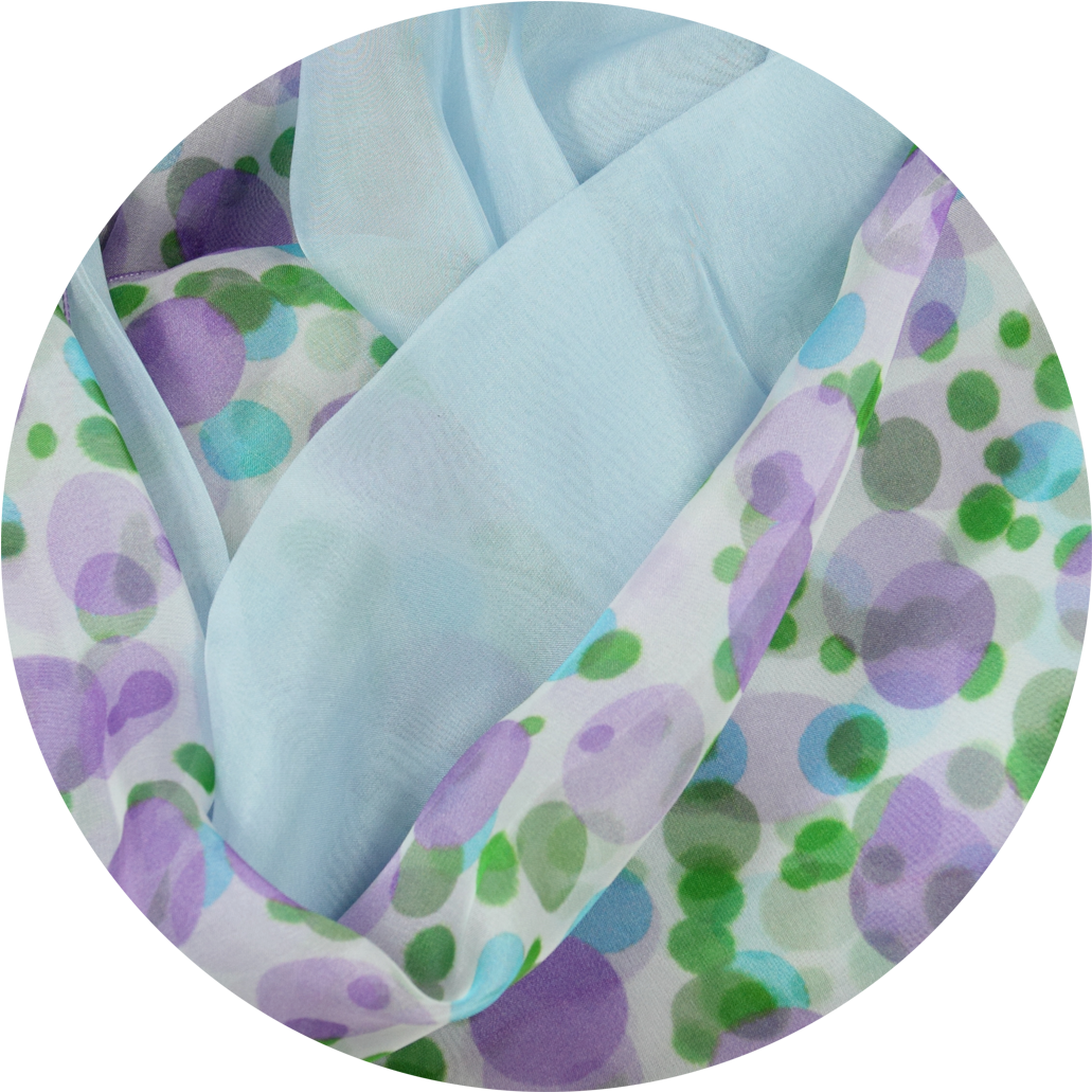 Duo Silk Sky Blue Bubble Duo Silk Sky Blue Bubble - Blue (1200x1200), Png Download