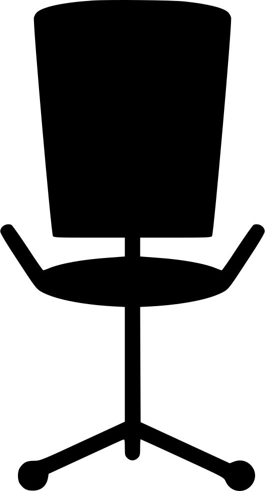 Png File - Cutline Craft Chair Swivel Sit Seat Office Style 8174 (530x980), Png Download