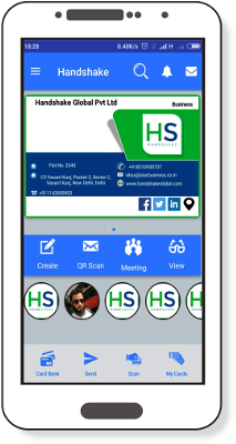 Scan, Share And Add Audio & Video To Business Cards - Iphone (500x400), Png Download