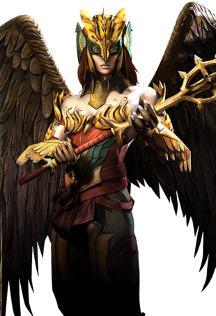 Hawkgirl Injusticegods Among Us Wiki Fandom Powered - Injustice Hawkgirl Png (310x453), Png Download