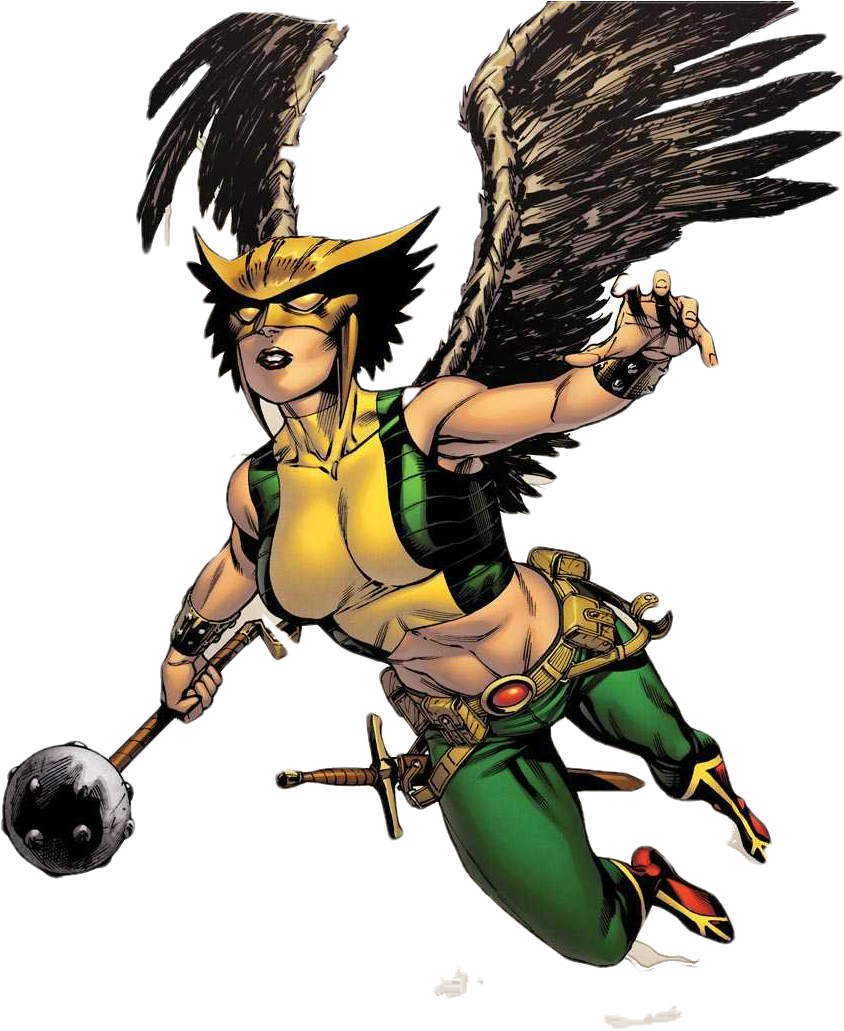 Hawkgirl - Hawkgirl Png (900x1176), Png Download