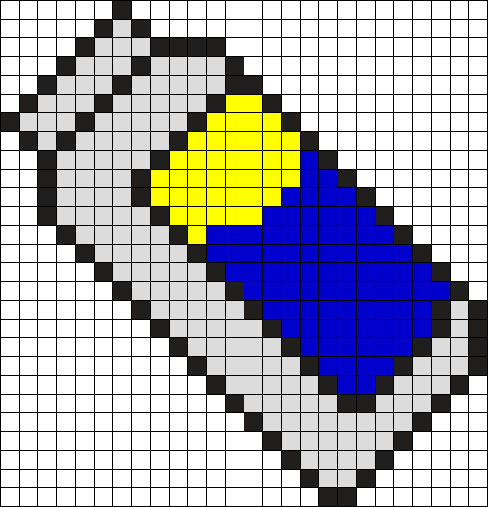 L4d Pill Bottle Perler Bead Pattern / Bead Sprite - Emoji Pixel Art Easy (547x568), Png Download