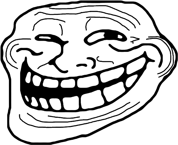 Troll Face Meme PNG