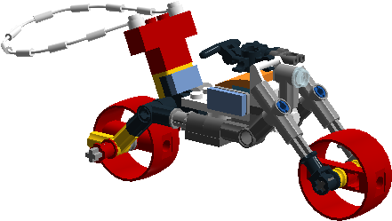 Luke's Motorcycle - Toy Motorcycle (1120x600), Png Download