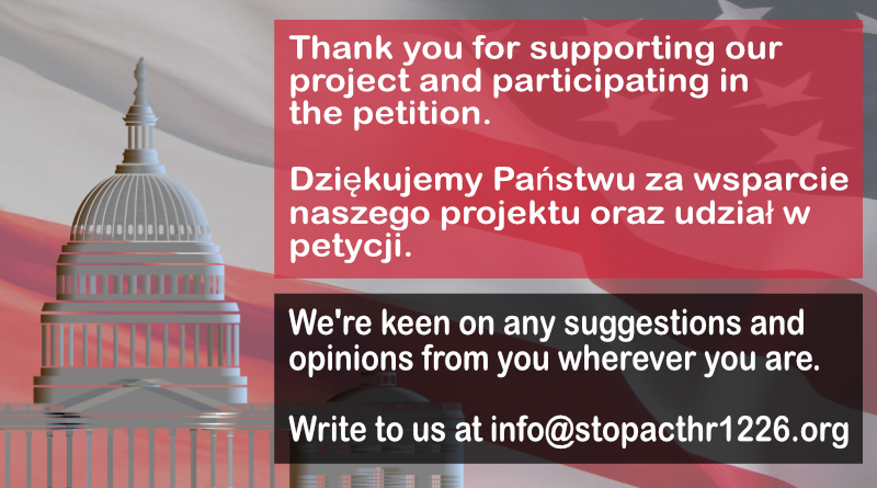 Thank You For Your Support We Have Finished The Petition - Petition (800x445), Png Download