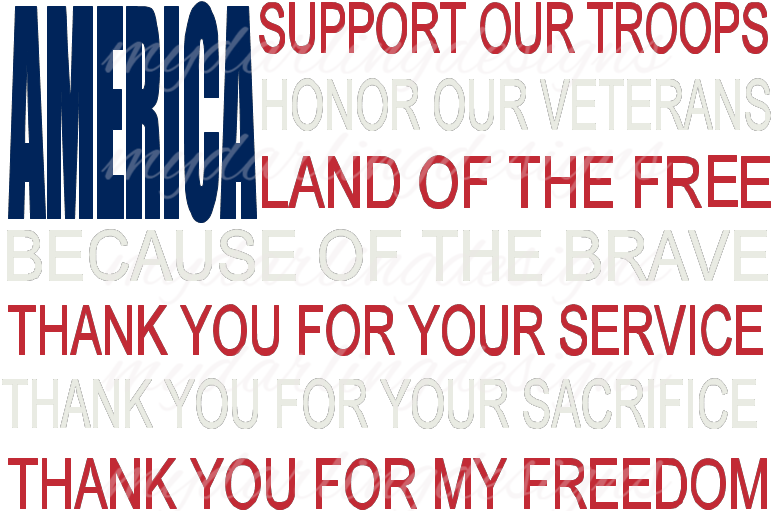 Support Our Troops Svg - Sepc (772x511), Png Download