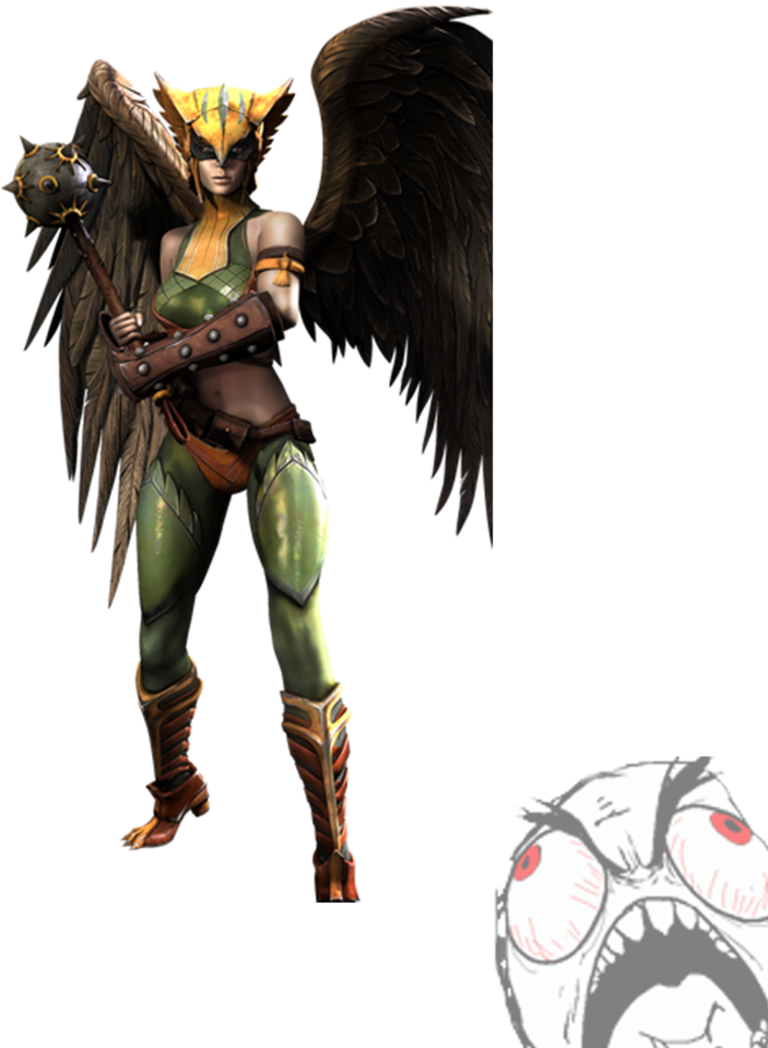 Hawkgirl Png Picture - Hawk Girl (1024x1024), Png Download