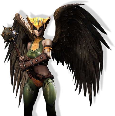 Hawkgirl Injustice - Hawk Girl (485x488), Png Download