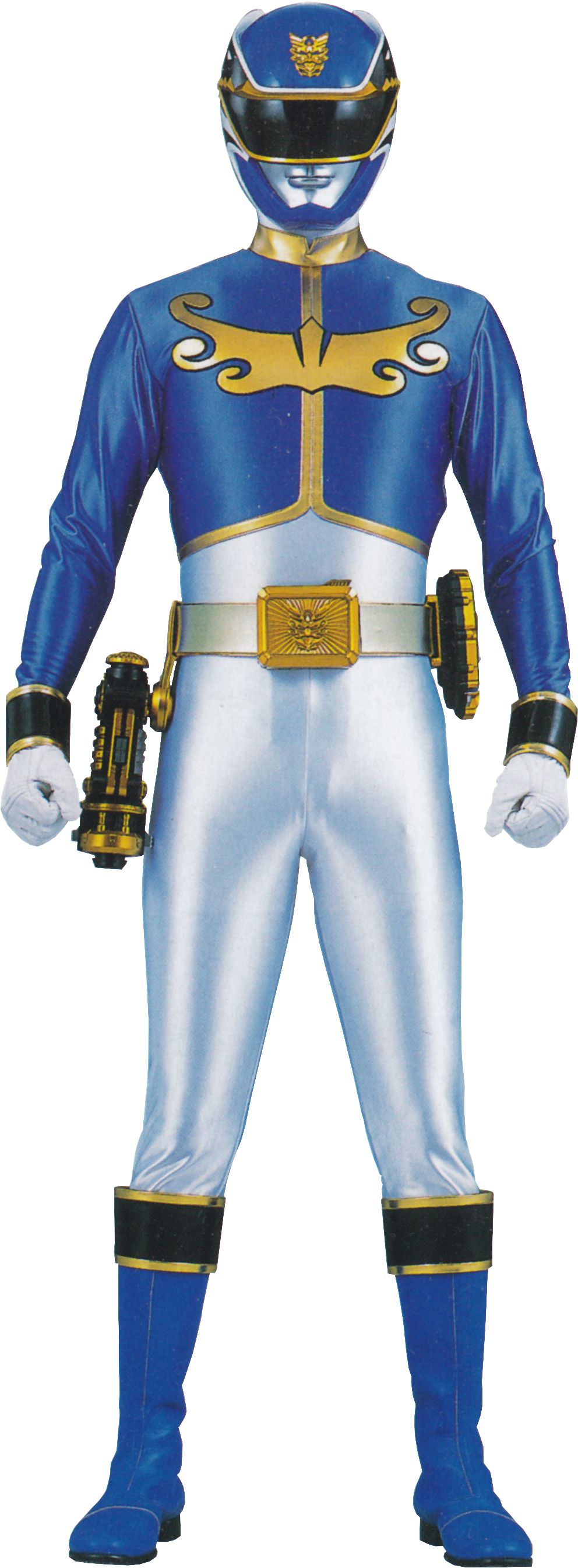 Megaforce Blue - Power Rangers Megaforce Azul (1064x2752), Png Download