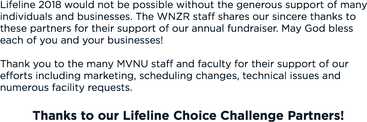 Thank You Lifeline 2018 Would Not Be Possible Without - Grammatical Aspect (1210x400), Png Download