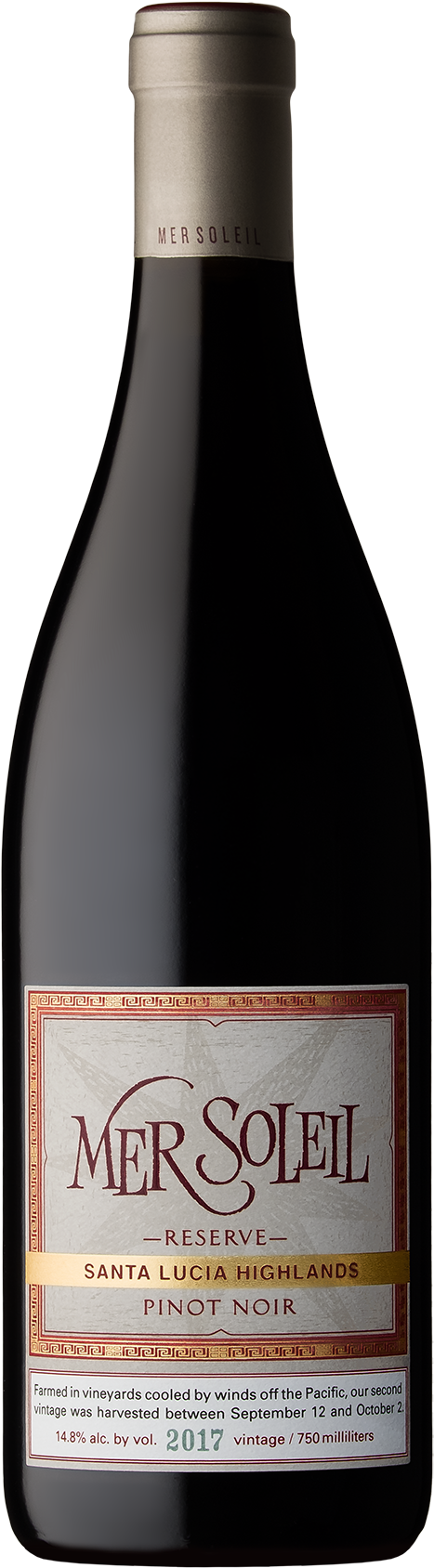 Mer Soleil 2016 Reserve Pinot Noir, Santa Lucia Highlands - Mer Soleil Santa Lucia Highlands Reserve Chardonnay (625x1800), Png Download